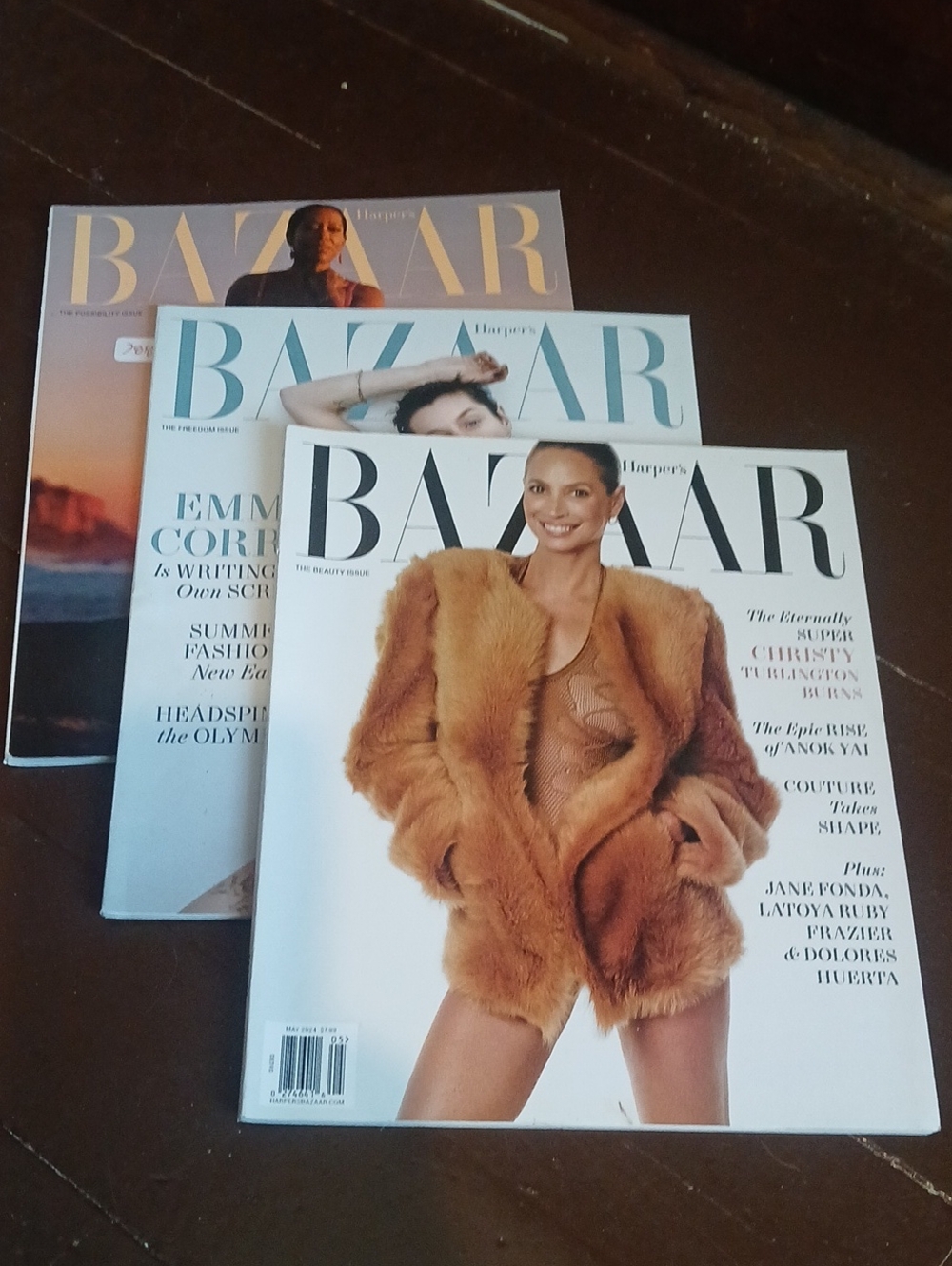 Various Bazaar Magazine Editions Lot Of 3 Fashion 2024 Lifestyle Fashion Fandom